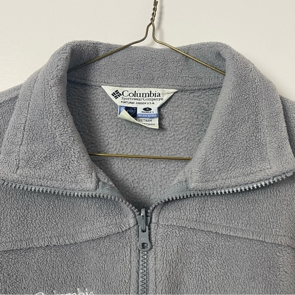 Columbia Interchange Fleece Zip-Up Jacket – Two-Tone Gray, Size Small - Picture 6 of 12